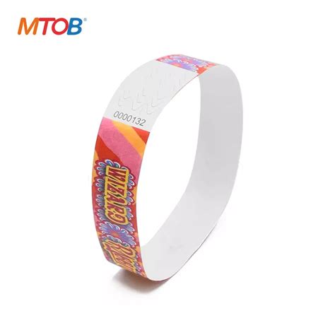 tyvek paper nfc wristbands|paper wristbands for events.